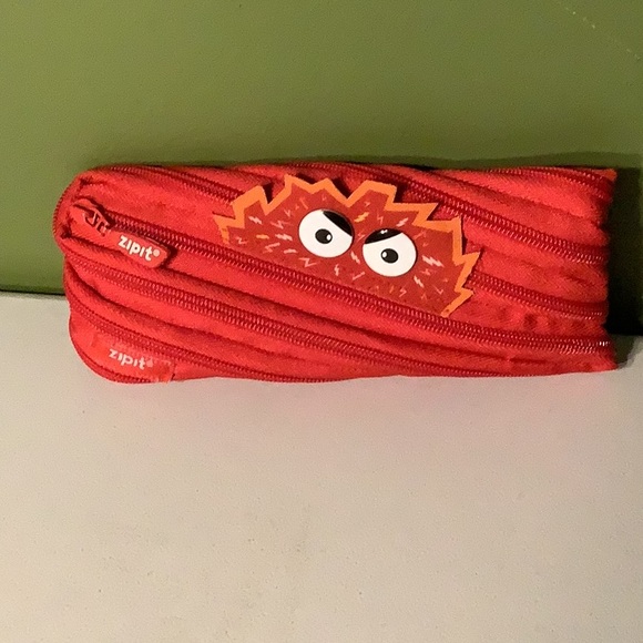 Zipit Red Monster Pencil Case - Picture 2 of 3
